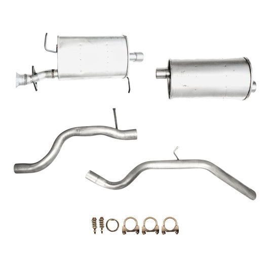 Mercury Mountaineer 4.6L (2006-2010) Front & Rear Mufflers and Front & Rear Tail Pipes