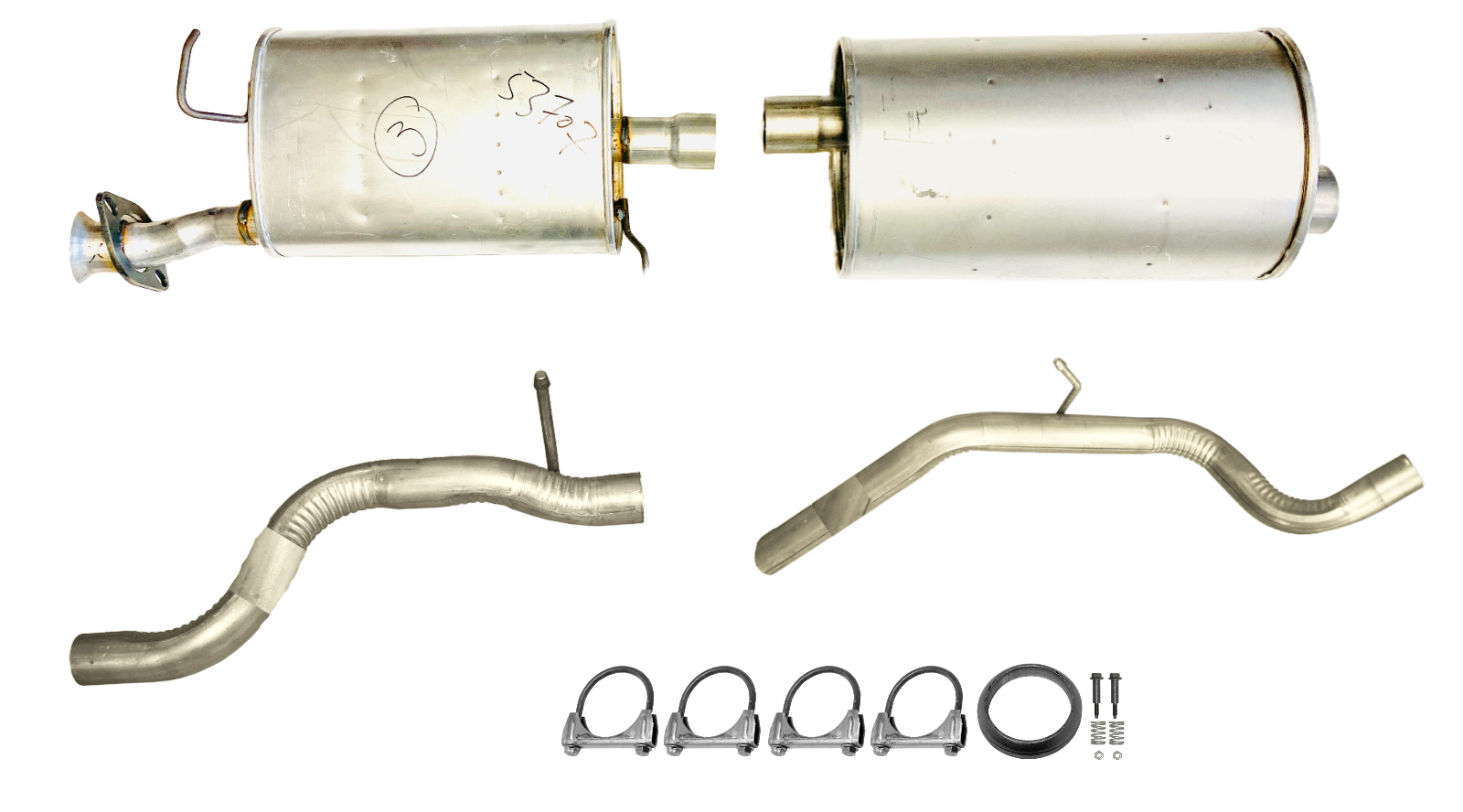 Ford Explorer 4.6L (2006-2010) Both Muffler With Tail Pipe