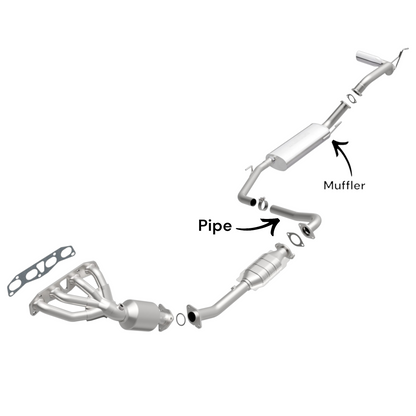 Suzuki Equator 2.5L (2009-2012) Pipe with Muffler