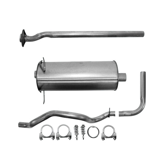 Silencieux avec essieu et tuyau d'échappement pour Ford Ranger 3.0L (empattement de 111,5 pouces) (2004-2008).