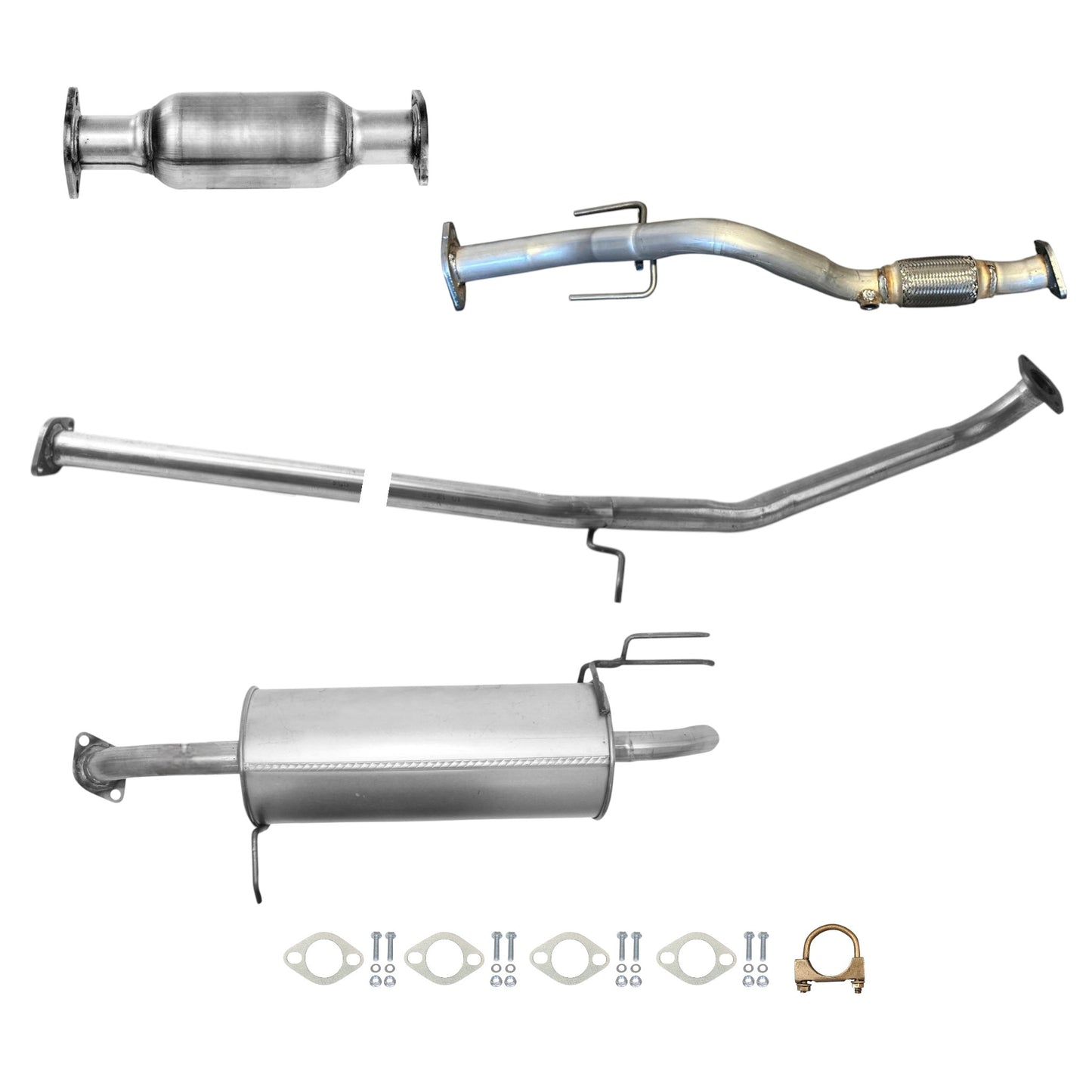 Hyundai Accent 1.6L (2010) (Hatchback) Flex Pipe, Catalytic Converter, Pipe and Muffler