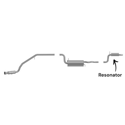 Volkswagen Routan 3.8L (2009-2010) Rear Resonator