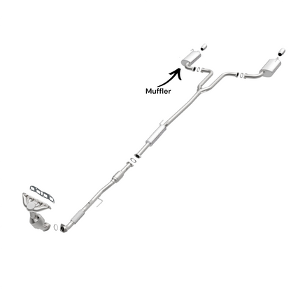 Nissan Altima 2.5L (2007-2009) Right Side Muffler