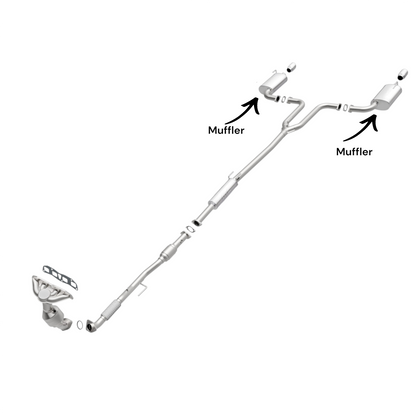 Nissan Altima 2.5L (2007-2009) Left And Right Side Muffler