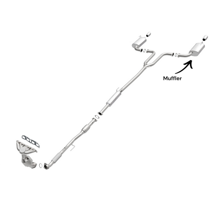 Nissan Altima 2.5L (2007-2009) Left Side Muffler