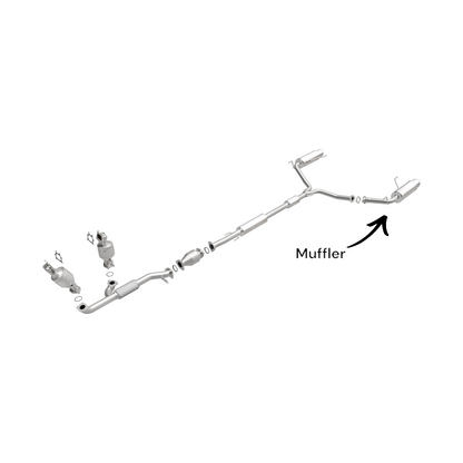 Honda Accord 3.5L (2008-2012) Sedan Driver Side Muffler