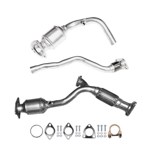 Chevrolet Malibu 3.5L (2005, 2006) Front & Rear Catalytic Converters With Flex Y-Pipe