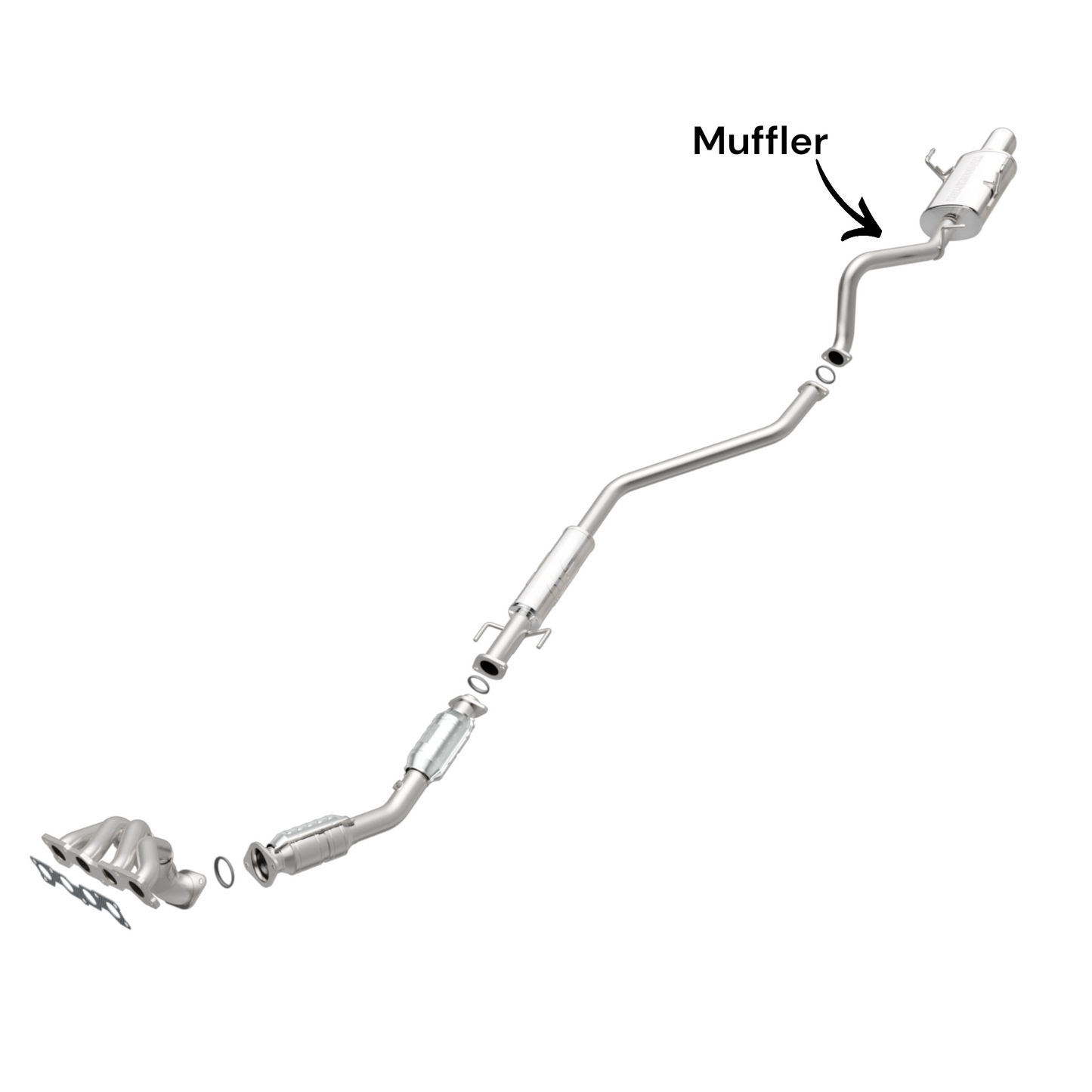 Nissan Versa 1.8L (2007-2012) (Sedan) Muffler
