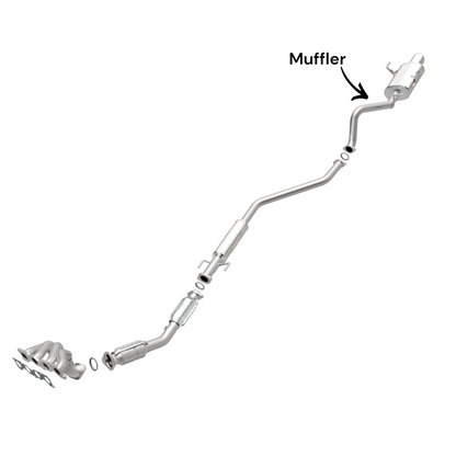 Nissan Versa 1.8L (2007-2012) (Sedan) Muffler