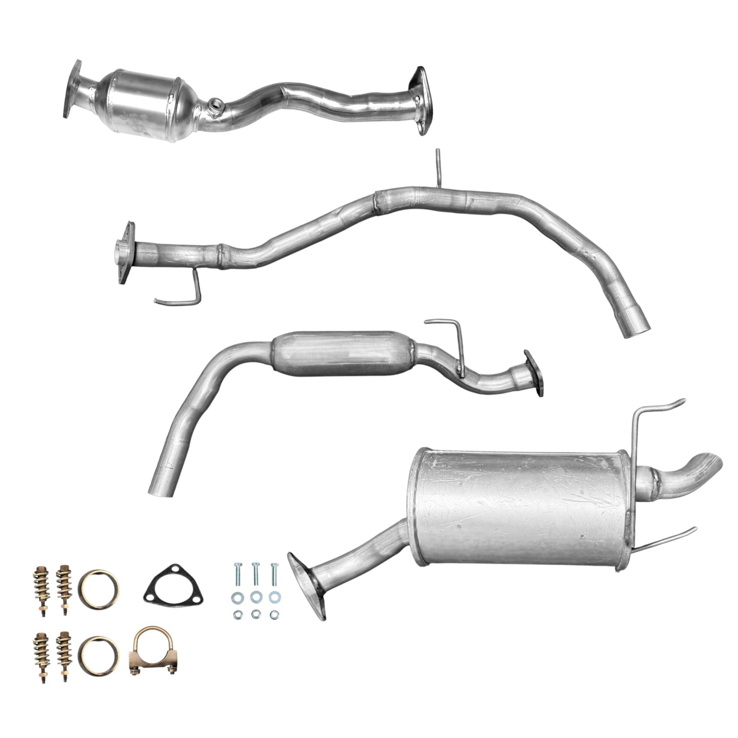 Convertisseur, résonateur et silencieux pour Honda CR-Z 1.5L (2011-2016) (Hybride) (Boîte manuelle)