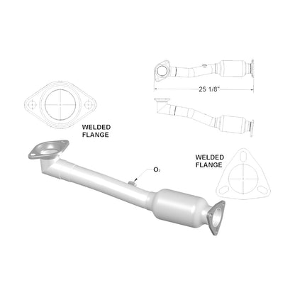 Honda CR-V 2.4L (2010 & 2011) Rear Catalytic Converter