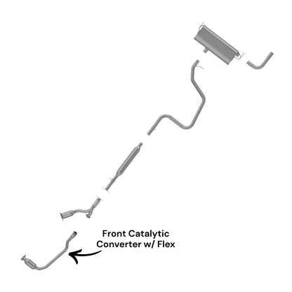 Pontiac G6 3.5L (2007-2010) Front Catalytic Converter With Flex