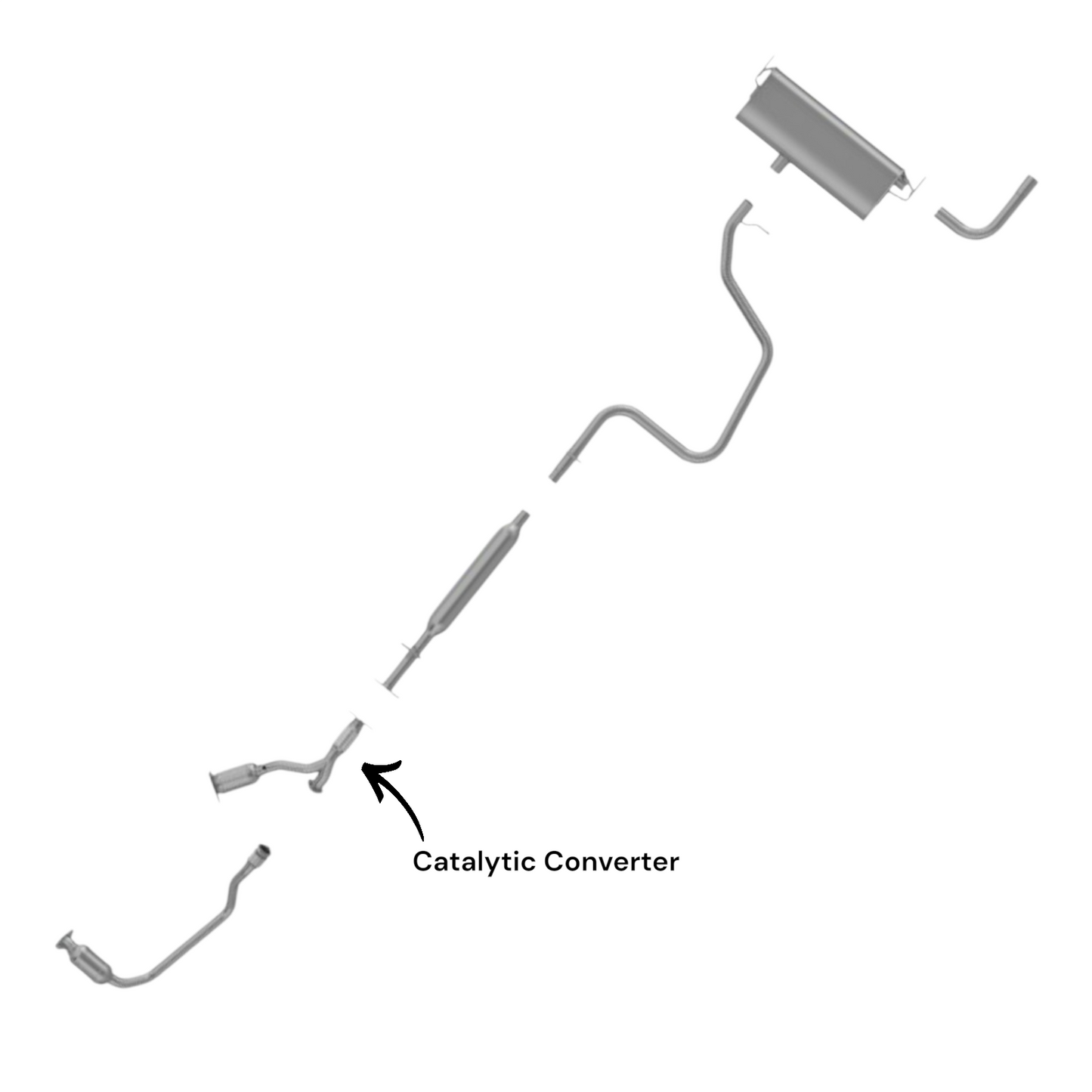 Convertisseur catalytique pour Pontiac G6 3.5L (2005, 2006)