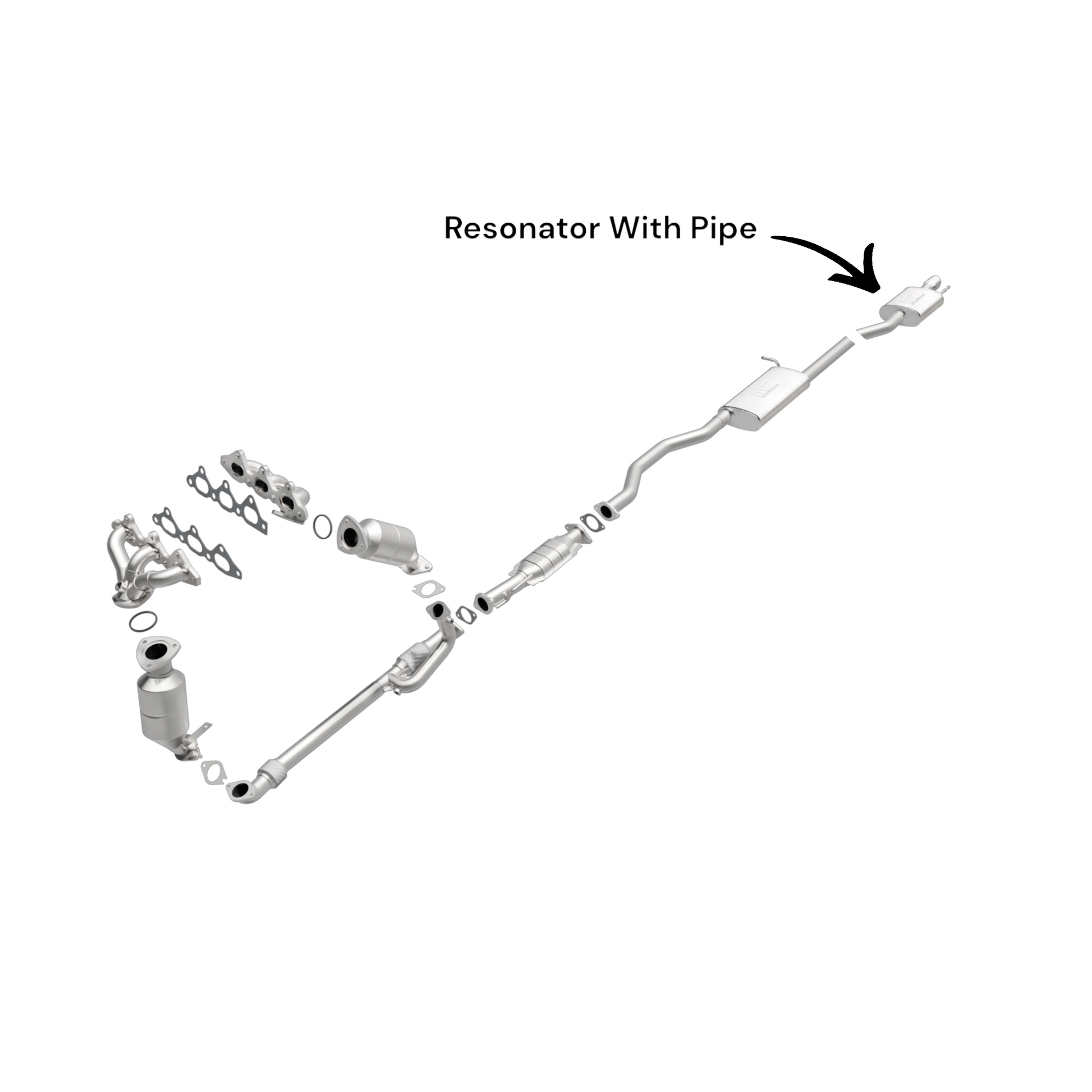Chevrolet Traverse 3.6L (2009-2017) Resonator With Pipe