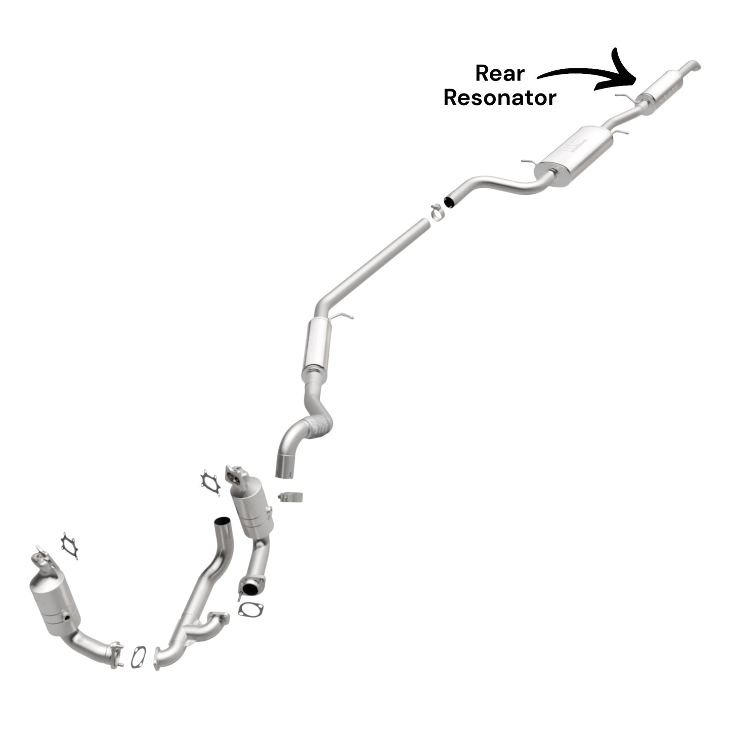 Chrysler Town & Country 3.6L (2011-2016) Rear Resonator