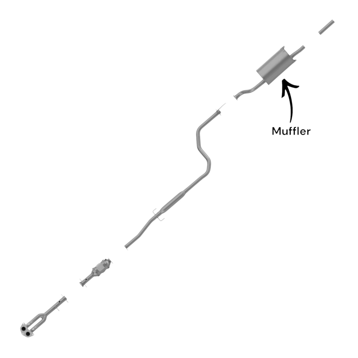 Acura Integra 1.8L (1994-2001) Muffler