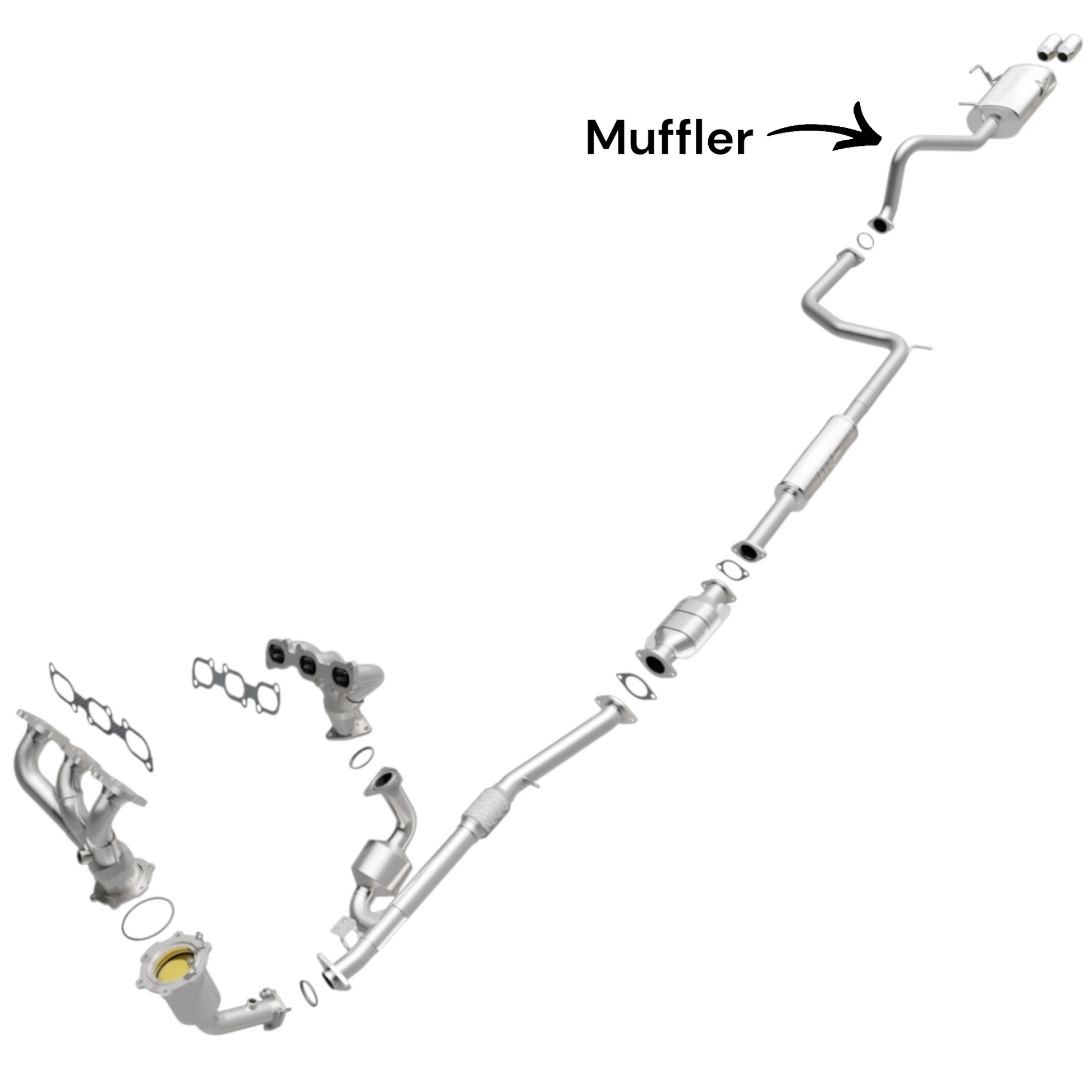 INFINITI I30 3.0L (2000-2001) Rear Muffler