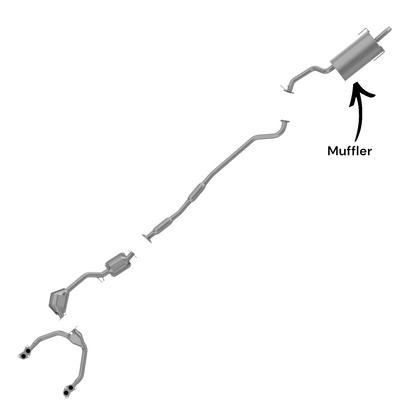 Subaru Outback 2.5L (2000-2004) (Wagon) Rear Muffler