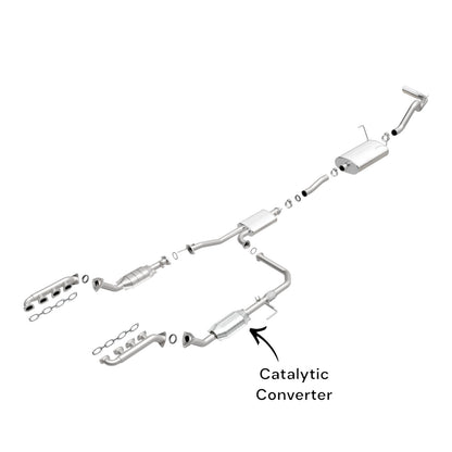 Toyota Tundra 4.7L (2000-2002) Left Side Catalytic Converter With Flex