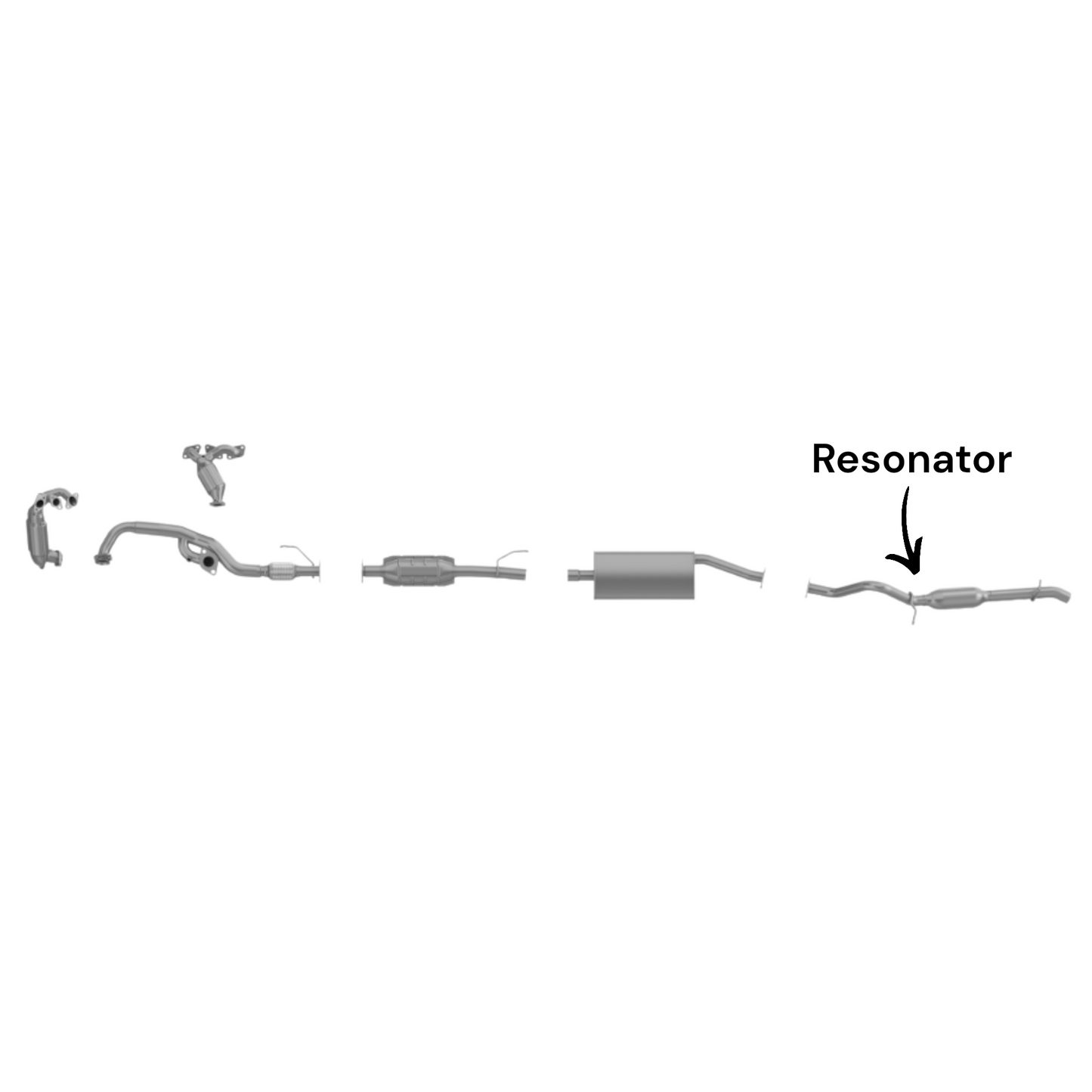 Mazda Tribute 3.0L (2001-2006, 2008) Resonator