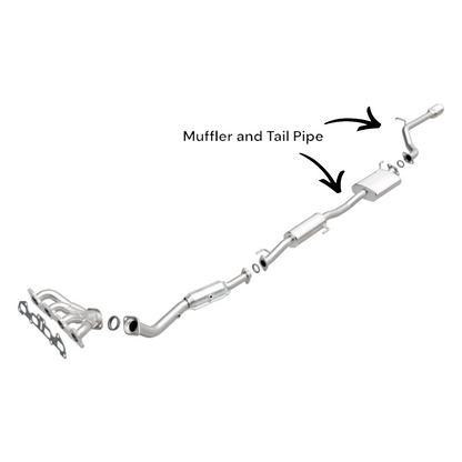 Honda Element 2.4L (2003-2011) Muffler With Tail Pipe