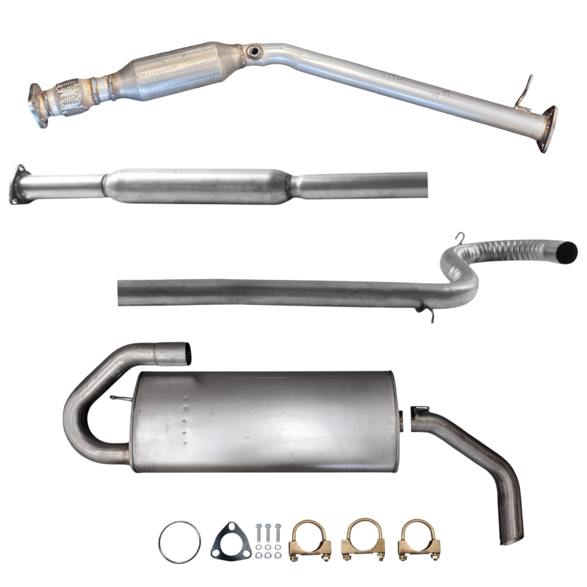 Chevrolet Equinox 3.4L (2005-2006) Catalytic Converter with Flex, Resonator and Muffler
