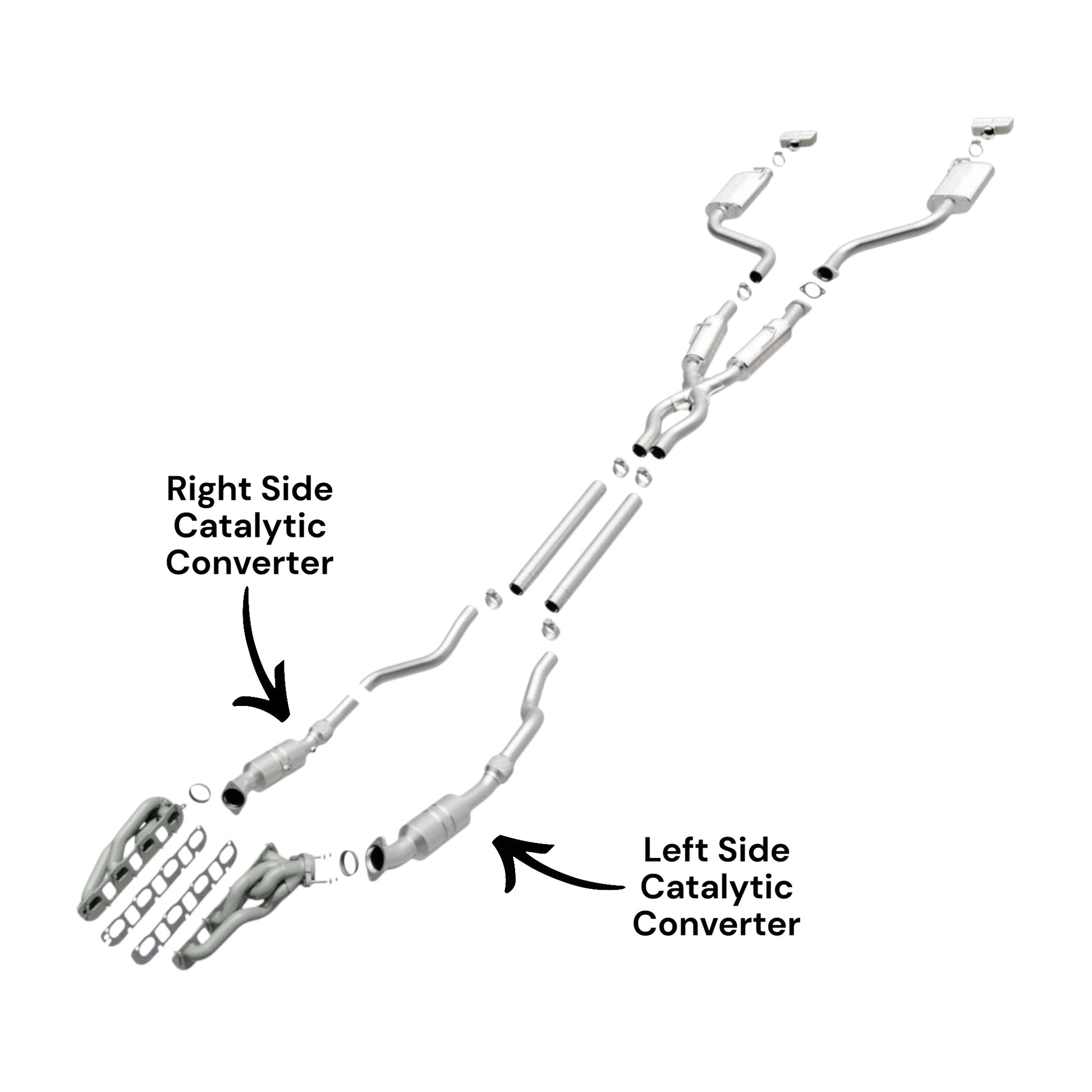 Dodge Challenger 5.7L (2009-2019) Right & Left Side Catalytic Converters
