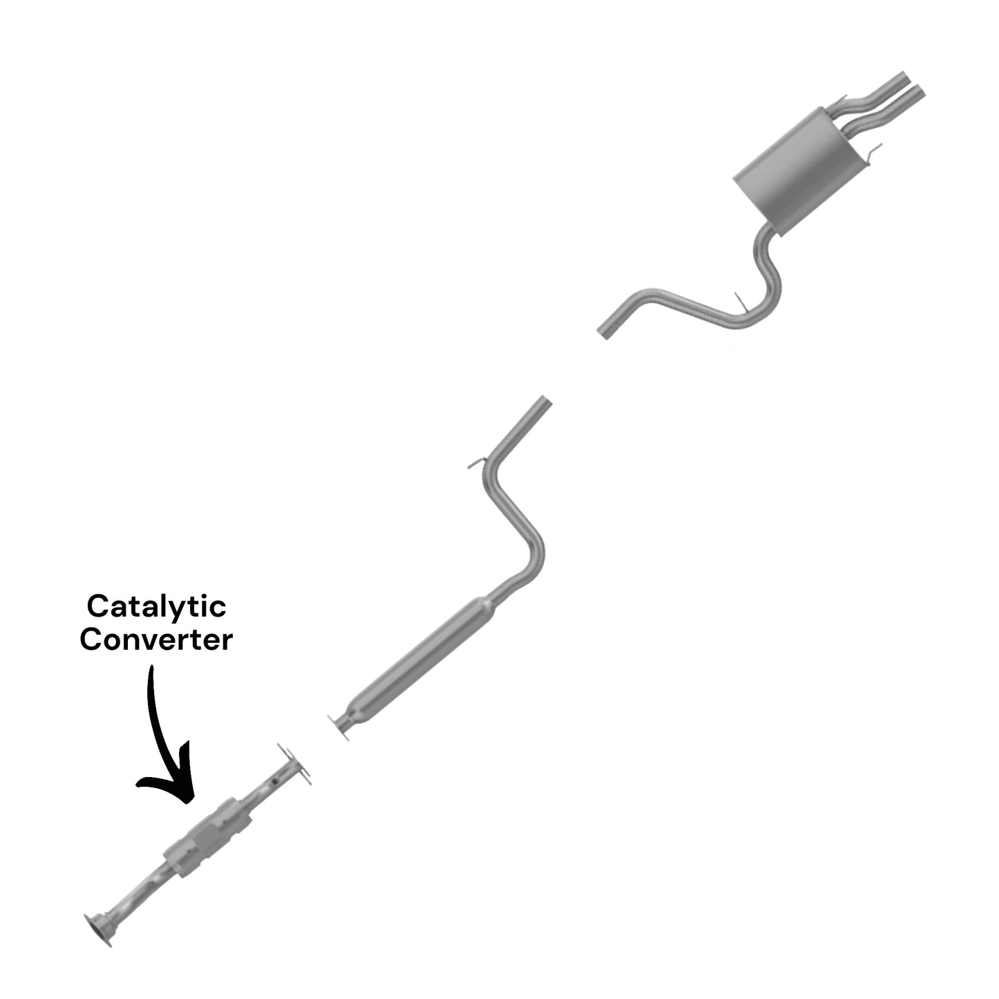 Olds Mobile Intrigue 3.8L (1998, 1999) Catalytic Converter