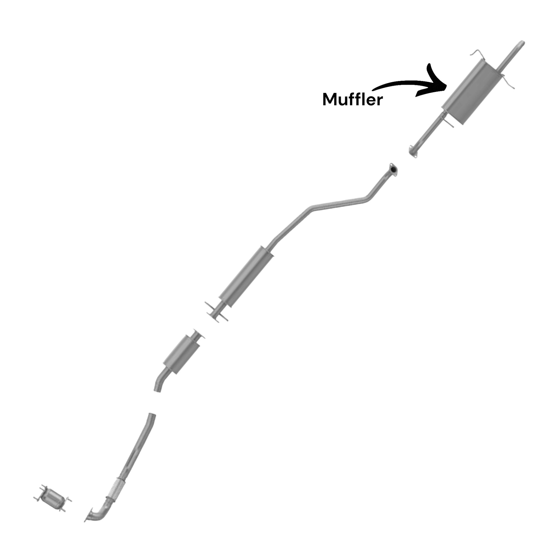 Suzuki Forenza 2.0L (2004-2008) (Sedan) Muffler