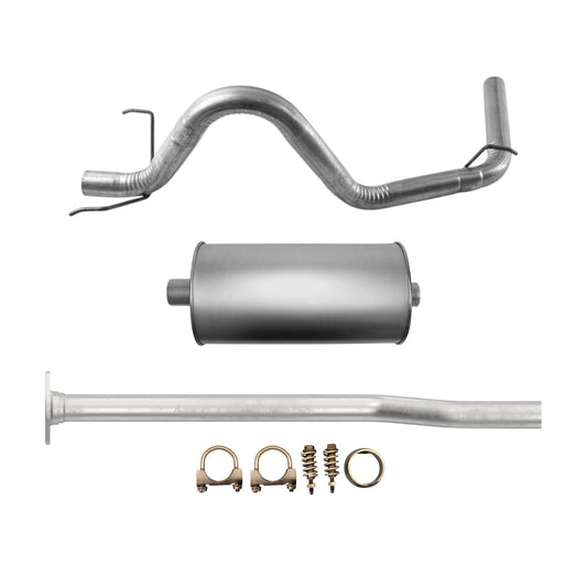 Toyota Tacoma 4.0L (2013-2015) (127.4" Wheelbase) Axel Pipe & Muffler With Tail Pipe