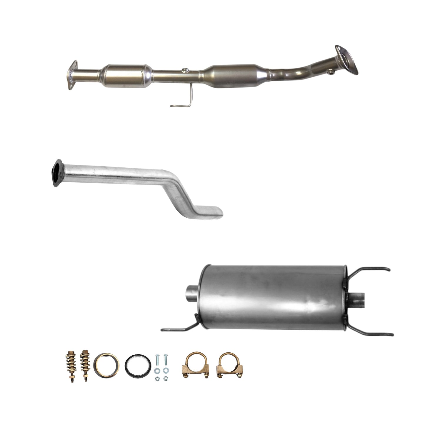 Toyota Tacoma 2.7L (2005-2022) Catalytic Converter, Axel Pipe and Muffler Only