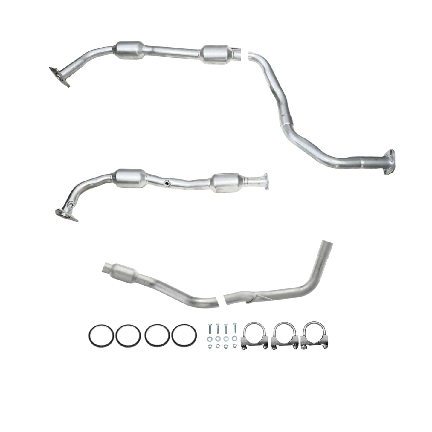 Toyota Tundra 5.7L (2007-2017) (164.6" Wheelbase) Catalytic Converters and Resonator