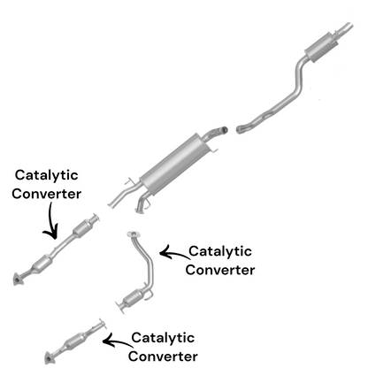 Toyota Sequoia 5.7L (2008-2016) Catalytic Converters