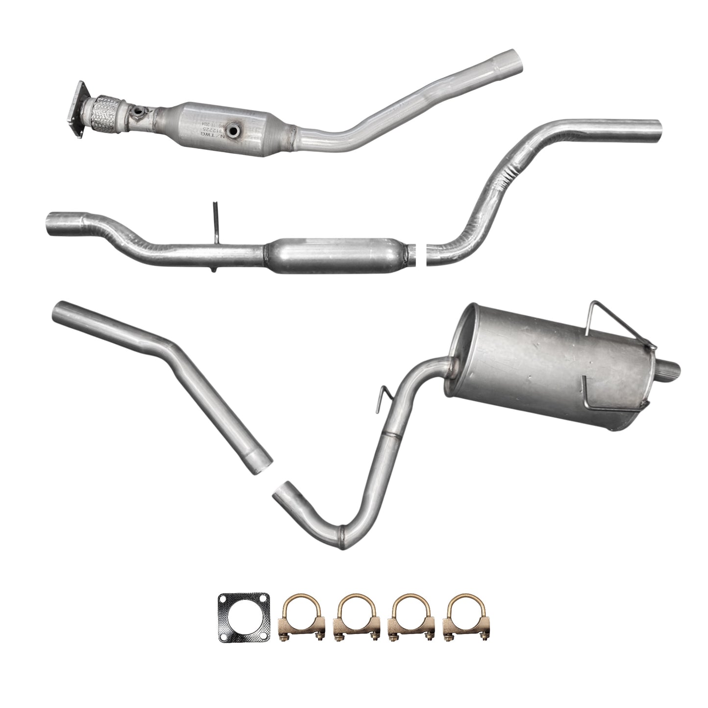 Dodge Journey 2.4L (2009-2018) Catalytic Converter, Resonator & Muffler