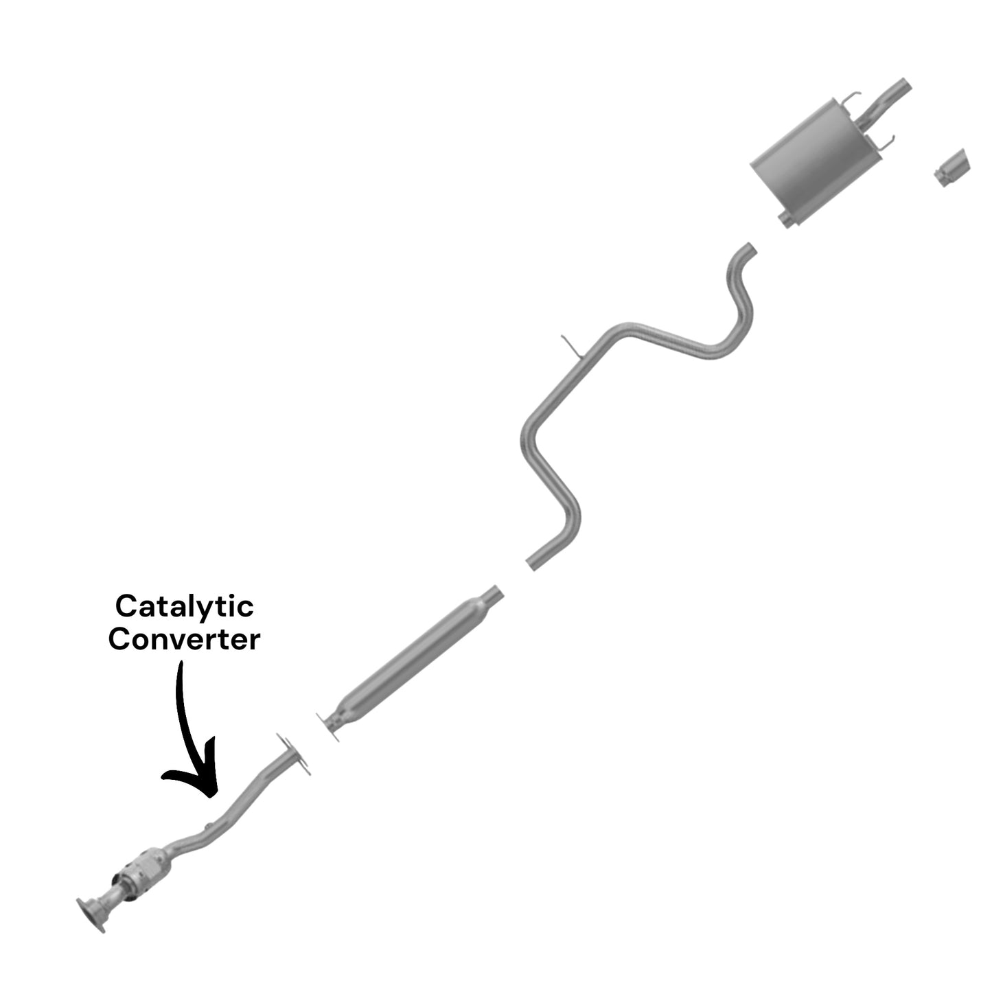 Pontiac Grand Prix 3.8L (2004-2008) (Single Exhaust) Catalytic Converter