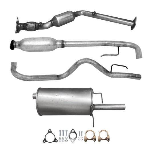 Chevrolet HHR 2.2L (2006, 2007) (Automatic) (Federal Emissions System) Catalytic Converter, Resonator & Muffler