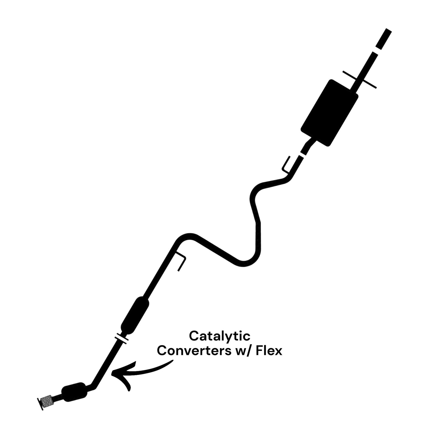 Chevrolet Cobalt 2.2L (2005-2007) (Automatic) (Federal Emissions System) Catalytic Converter