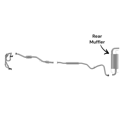 Subaru Impreza 2.5L (2008-2011) (Non-Turbo) (Hatchback) Rear Muffler