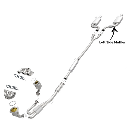 Nissan Maxima 3.5L (2009-2019) Left Side Muffler Without Converter.