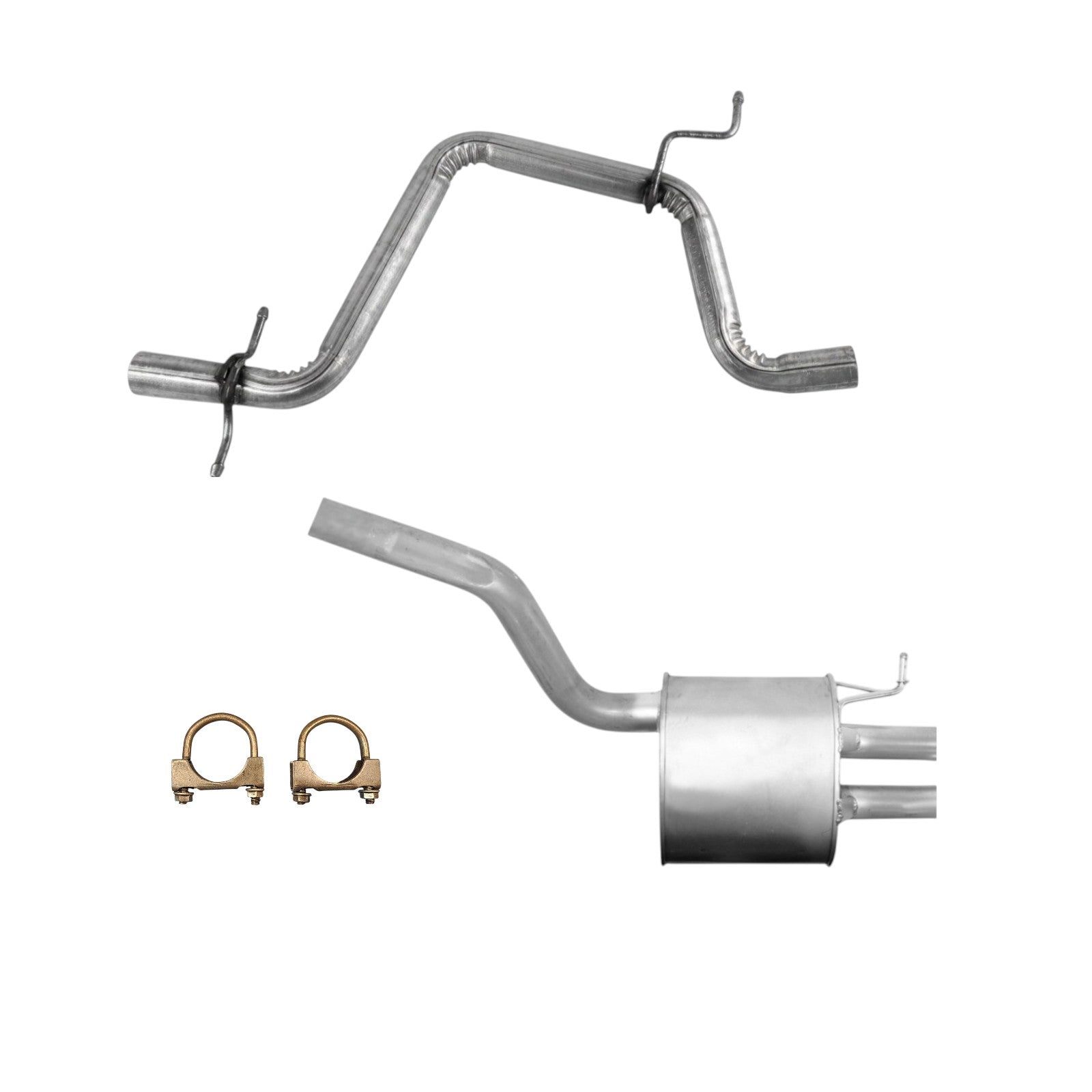 Volkswagen Jetta 2.0L (2011-2014) (Wagon) (DOHC) (Turbo) (DIESEL) Middle Pipe and Muffler