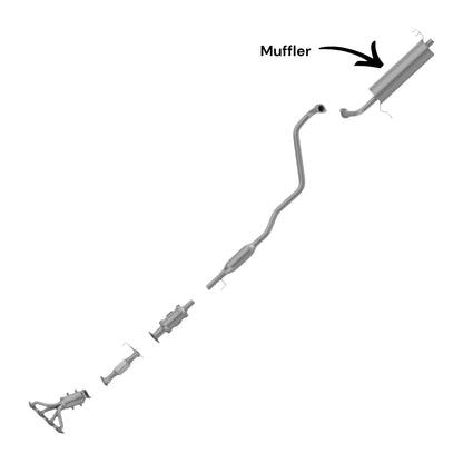Kia Rio 1.6L (2012-2017) (Hatchback) Muffler