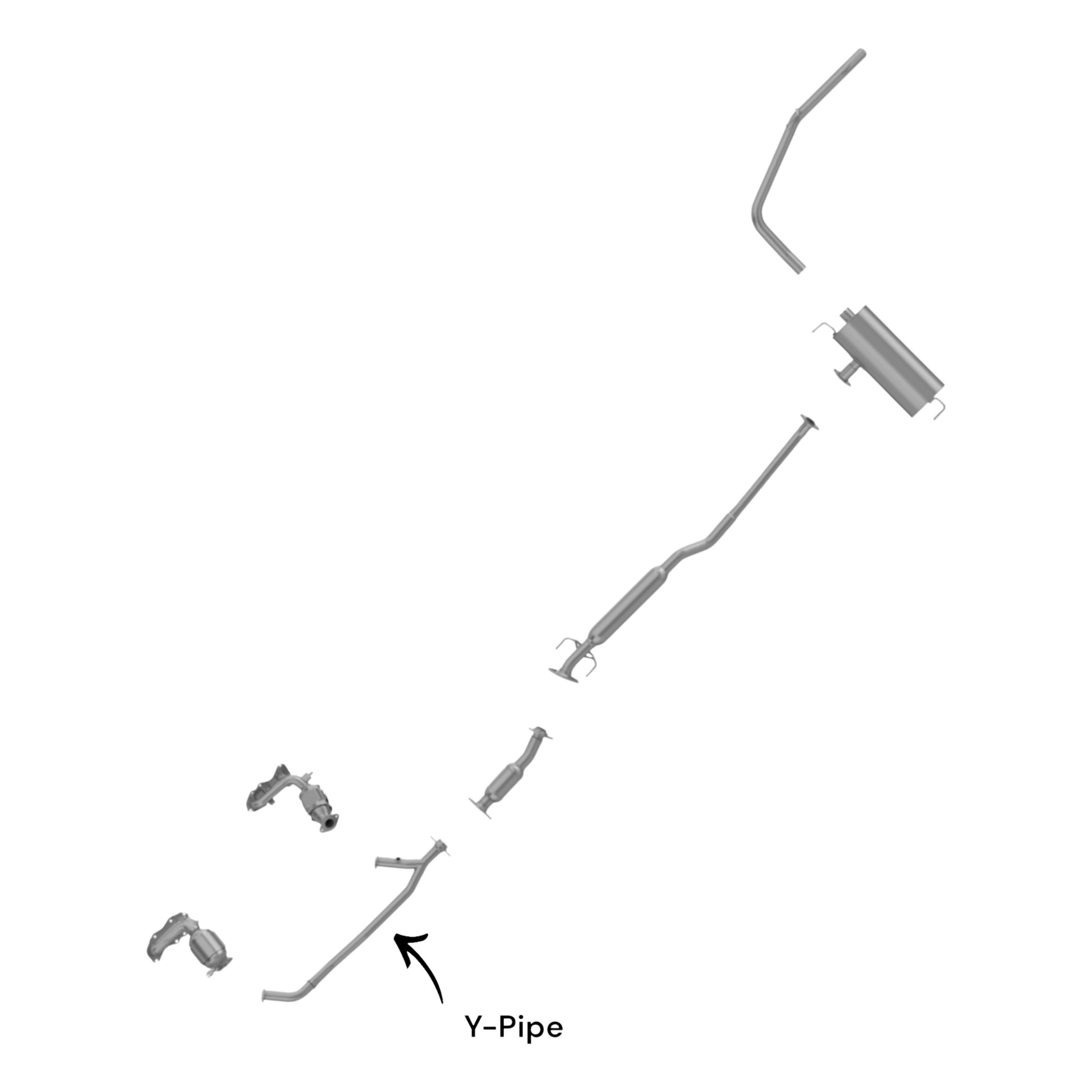 Toyota Sienna 3.5L (2011-2016) (SE) (FWD) Y-Pipe