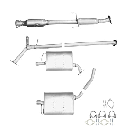 Hyundai Sonata 2.0L (2011) (Turbo) Catalytic Converter, Left & Right Side Muffler with Y-Pipe