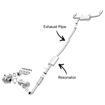 Acura RDX 2.3L Turbo (2007-2012) Resonator With Pipe