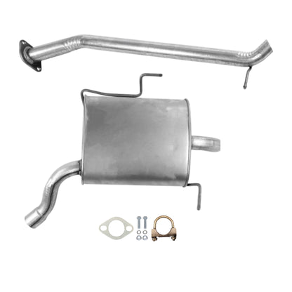 Kia Rondo 2.4L (2007, 2008) Flex Pipe, Catalytic Converter, Resonator, Pipe And Muffler