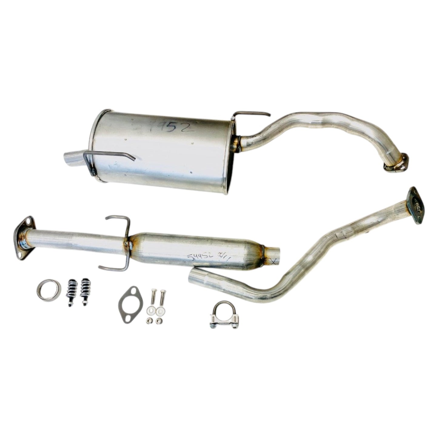 54952 - Nissan Micra 1.6L (2015,2016,2017) Muffler & Middle Resonator Set