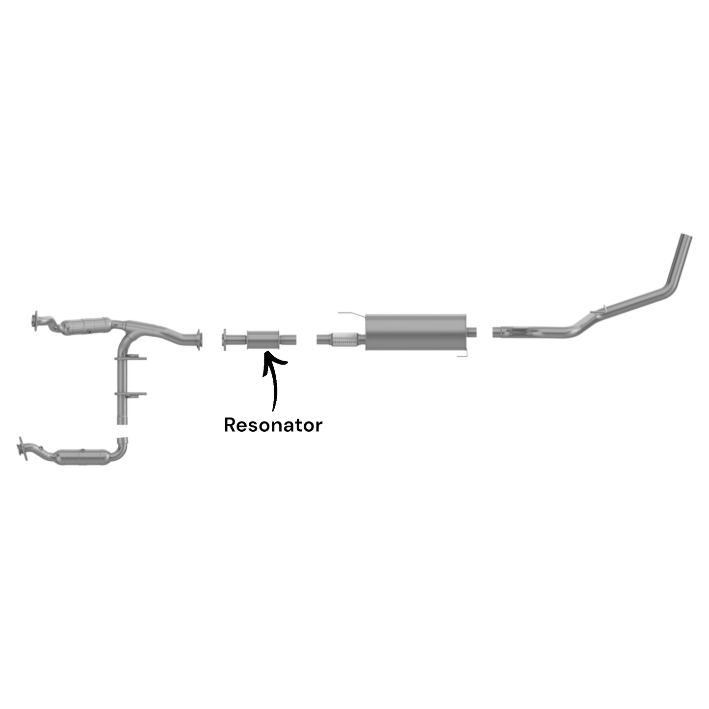 Ford F-150 3.5L (2015-2020) (Turbo) (145.0 Wheelbase) Resonator
