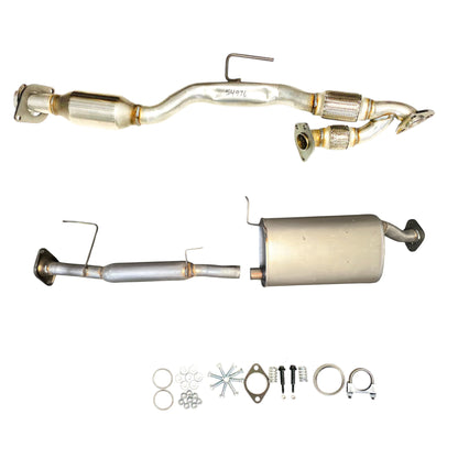 Convertisseur avec tuyau flexible, silencieux intermédiaire et silencieux arrière pour Infiniti QX60 3.5L (2014-2017)
