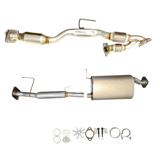 Convertisseur avec tuyau flexible, silencieux intermédiaire et silencieux arrière pour Infiniti QX60 3.5L (2014-2017)