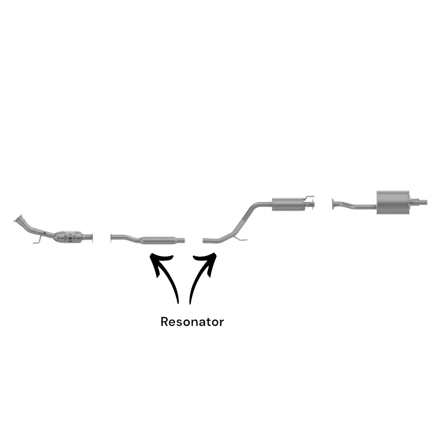 Honda Civic 2.0L Coupe 2-Door (2006-2011) Resonator